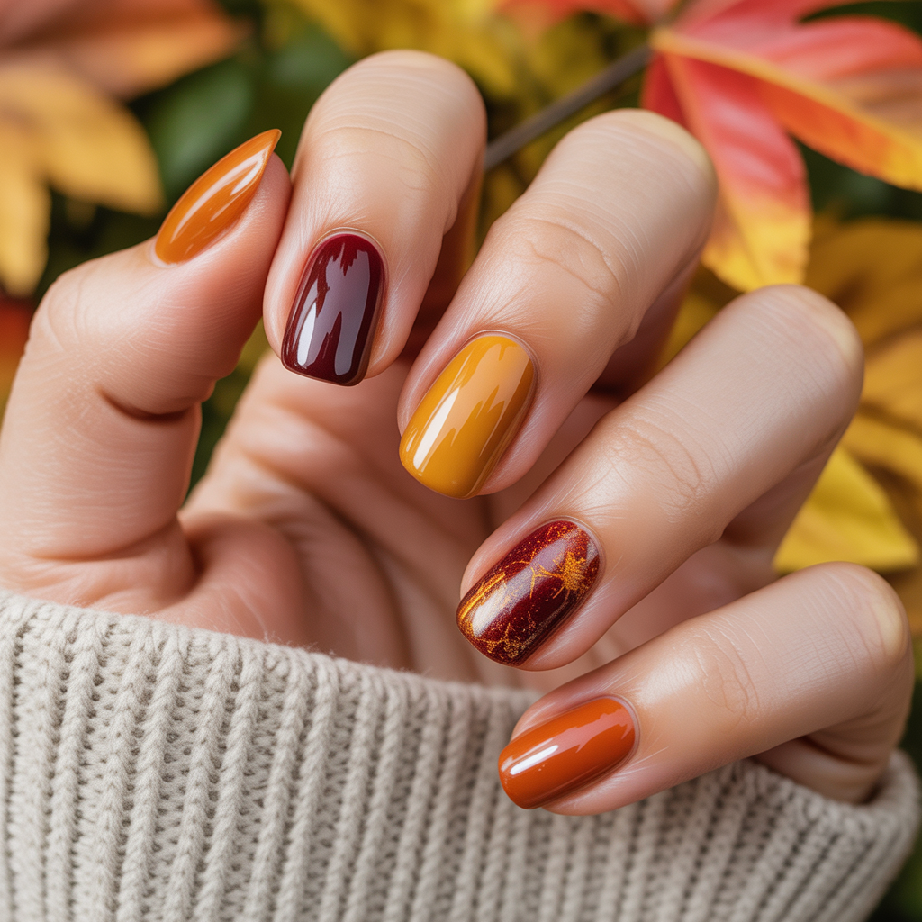 Fall Nails 3 fall nails