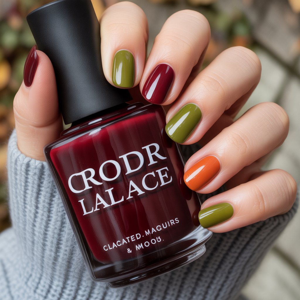 Fall Nails 5 fall color nails