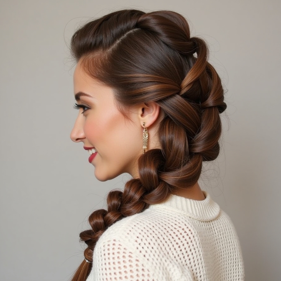 Winter Hair Braids 6 box braids men short hair