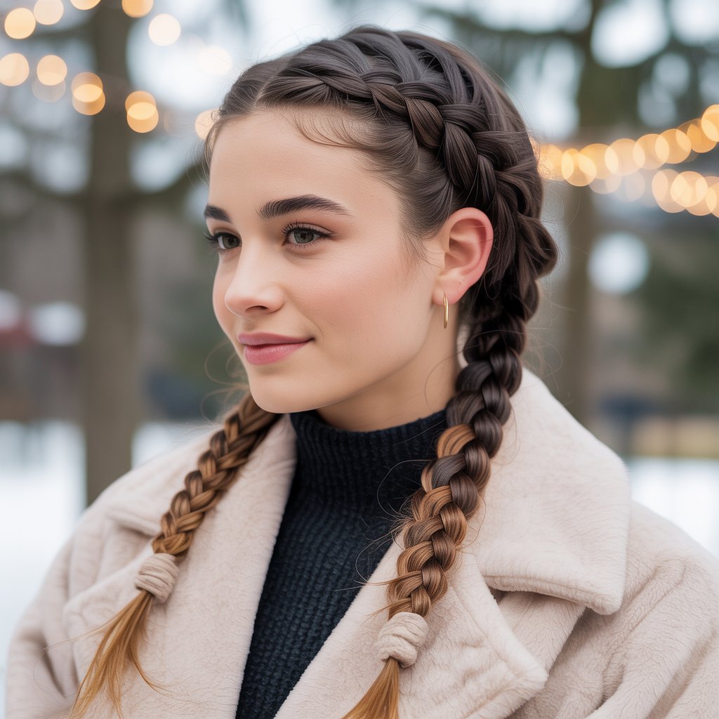 Winter Hair Braids 3 Winter Hair Braids