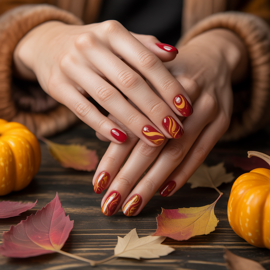Fall Nails 4 fall nail inspo