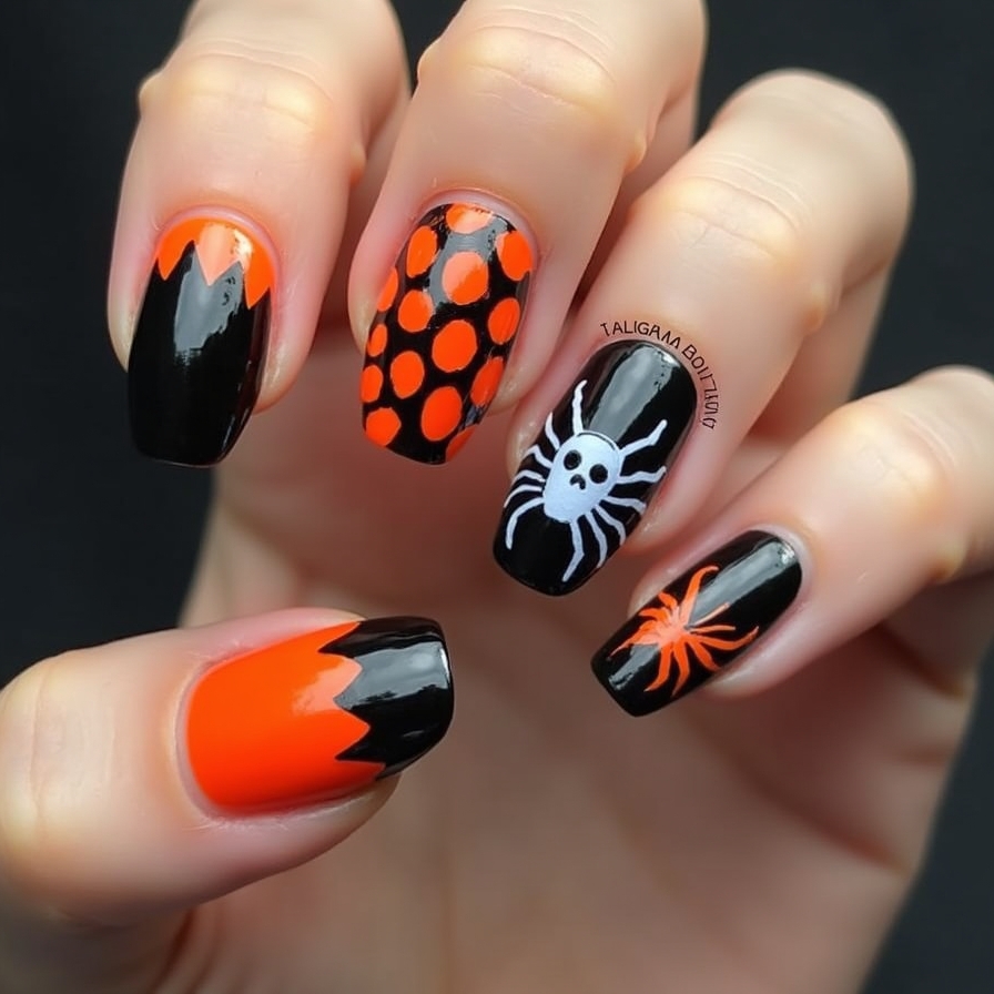 Halloween Nails 5 halloween nail stickers