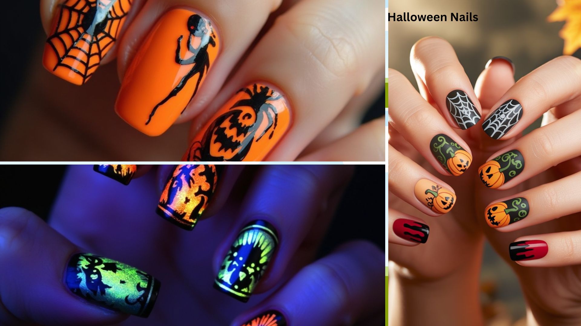 Halloween Nails 1 halloween french tip nails
