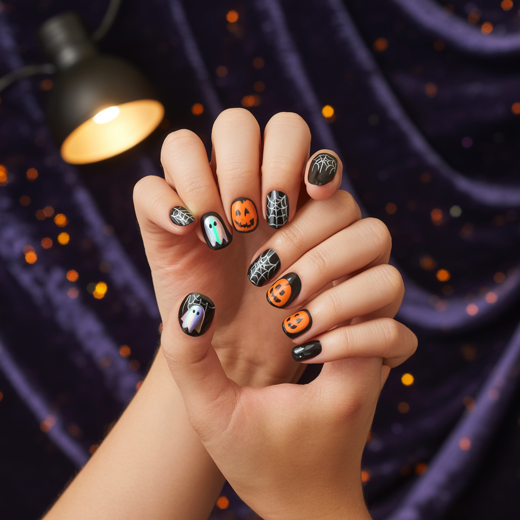 Halloween Nails 12 nails designs for halloween
