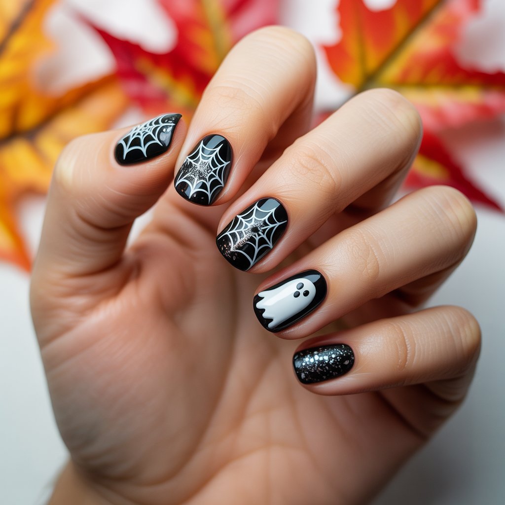 Halloween Nails 9 kiss halloween nails