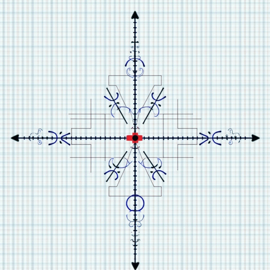 Geometric coordinates 7 geometric tattoos